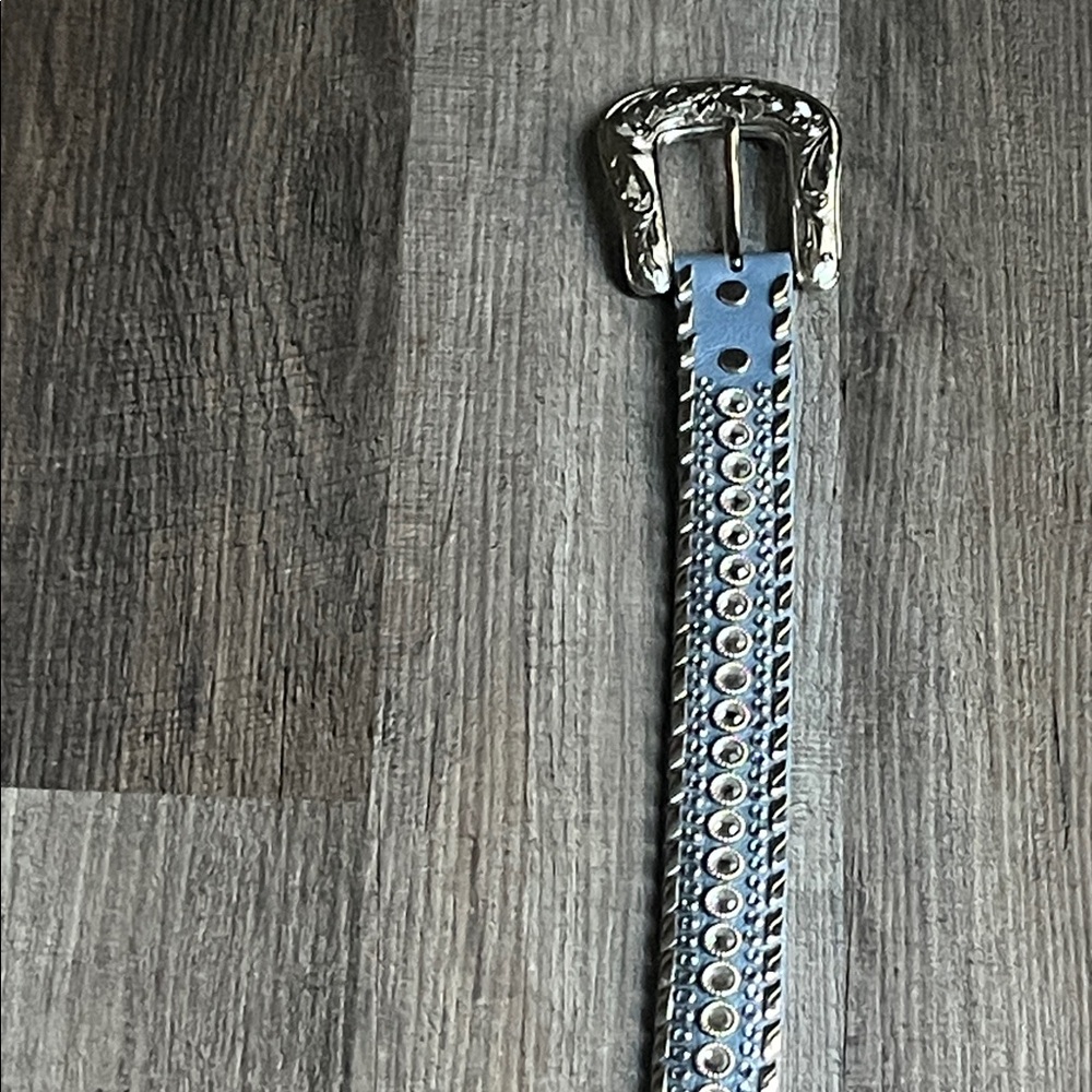Kippys Silver and Blue Studded Belt